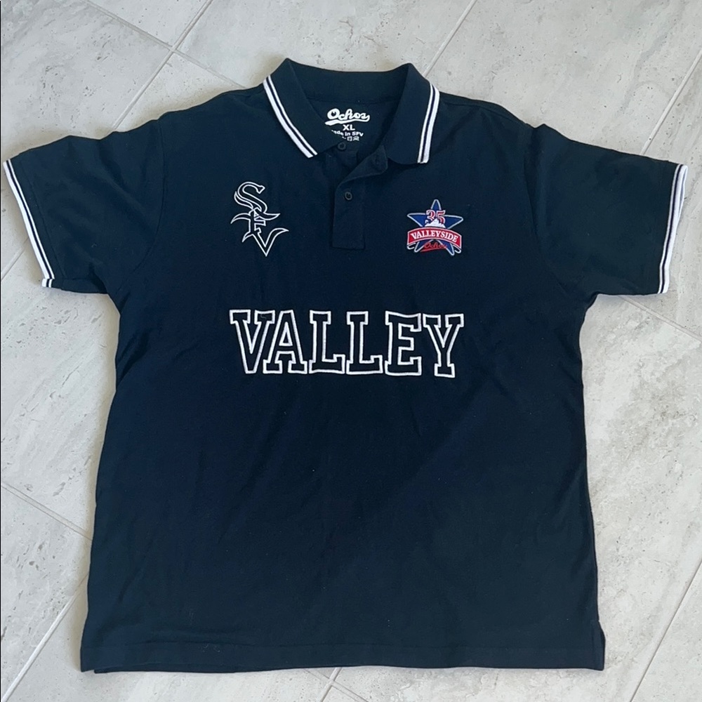 Valley Black Polo Shirt